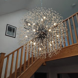 Sputnik Chandelier With Crystal Beads And Firework Design - Image 6