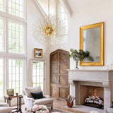 Sputnik Chandelier With Crystal Beads And Firework Design - Image 7