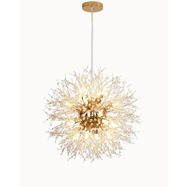 Starburst Dandelion Crystal Bead Chandelier - Image 1