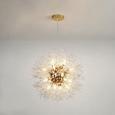 Starburst Dandelion Crystal Bead Chandelier - Image 13