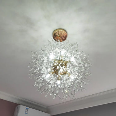 Starburst Dandelion Crystal Bead Chandelier - Image 3