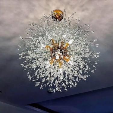 Starburst Dandelion Crystal Bead Chandelier - Image 4