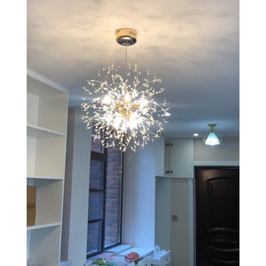 Starburst Dandelion Crystal Bead Chandelier - Image 5
