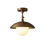 Surface Ceiling Lamp With Dome Shade And Adjustable Arm - Image 1