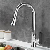 Swivelux Kitchen Faucet With Pull-Out Sprayer And 360-Degree Swivel - Image 7