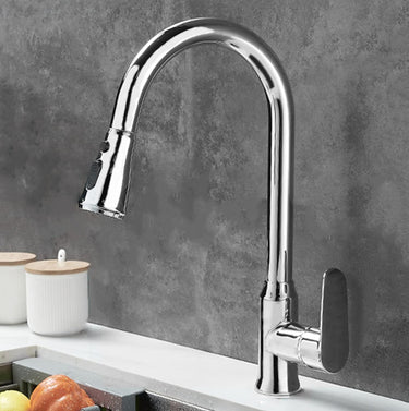 Swivelux Kitchen Faucet With Pull-Out Sprayer And 360-Degree Swivel - Image 9
