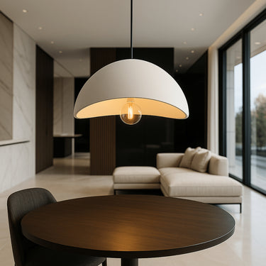 Textured Dome Pendant Light With Adjustable Cable - Image 5