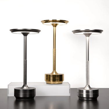 Textured Stem Tall Table Lamp With Touch Control - Image 2