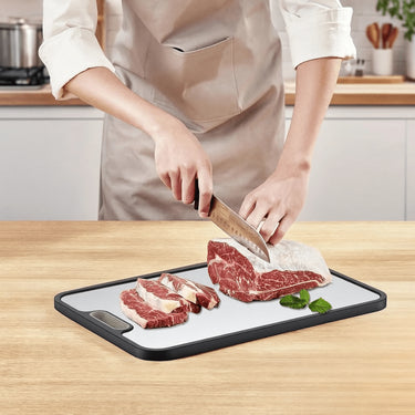 Titanium Cutting Board Double-Sided Non-Slip Prep Surface With Juice Groove - Image 2
