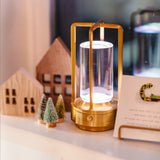 Touch Control Cordless Lantern Lamp With Metal Frame - Image 3