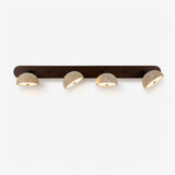 Travertine Wall Light With Dome Shades - Image 1