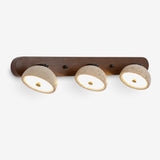 Travertine Wall Light With Dome Shades - Image 6