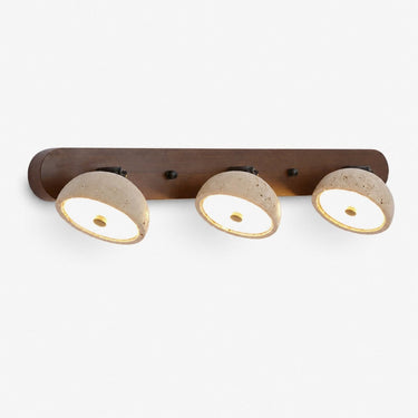Travertine Wall Light With Dome Shades - Image 6