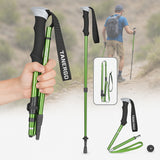 Trekking Poles For Men Lightweight Foldable Hiking Walking Sticks With Quick-Lock - Image 7