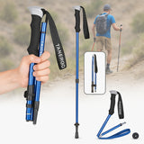 Trekking Poles For Men Lightweight Foldable Hiking Walking Sticks With Quick-Lock - Image 4