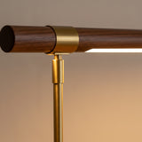 Walnut T Bar Desk Lamp With Brass Base - Image 4
