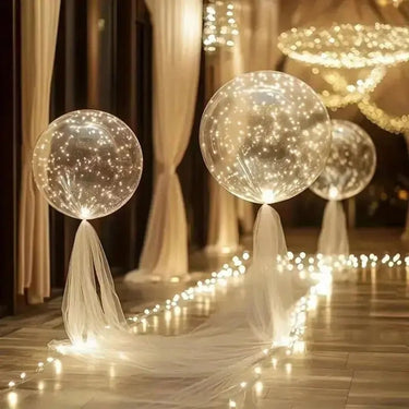 Warm White LED Party Balloon With Wireless Light String - Image 6