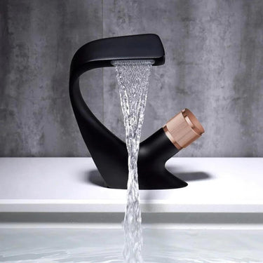 Waterfall Sink Faucet With Single Handle Mixer For Modern Bathrooms - Image 5