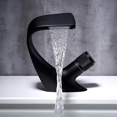 Waterfall Sink Faucet With Single Handle Mixer For Modern Bathrooms - Image 4