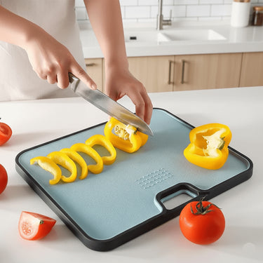 Wheat Straw Cutting Board With Double-Sided Design For Meat And Vegetables - Image 2