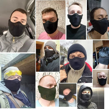 Windproof Fleece Face Mask For Winter Outdoor Activities - Image 3
