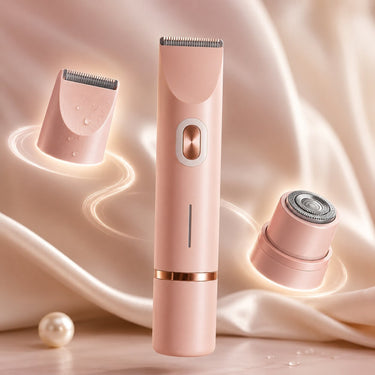 Women's Electric Shaver For Body & Intimate Care Cordless Rechargeable With 2-in-1 Attachments - Image 3
