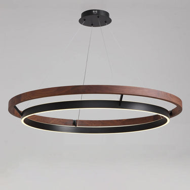 Womo Wood Circular LED Chandelier - Image 10