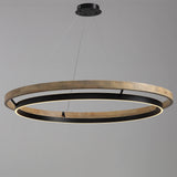 Womo Wood Circular LED Chandelier - Image 11