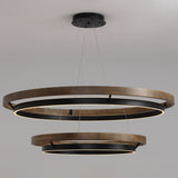 Womo Wood Circular LED Chandelier - Image 6