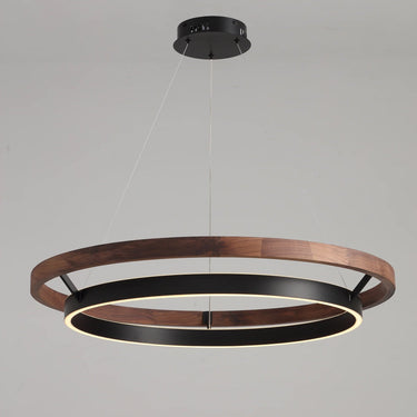 Womo Wood Circular LED Chandelier - Image 8