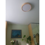 Wood Flush Mount Light With Frosted Acrylic Diffuser - Image 4