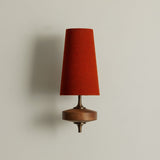 Wooden Wall Lamp With Fabric Shade - Image 6
