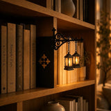 Wrought Iron Bookshelf Light With Hanging Pendant - Image 6