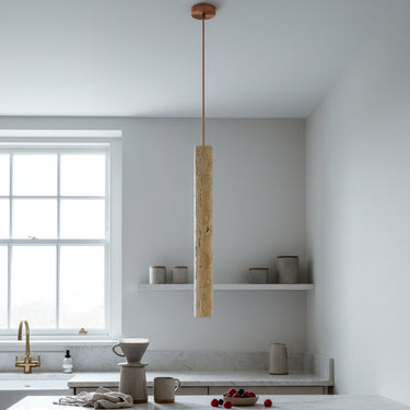 Yellow Travertine Nordic Pendant Light - Image 1