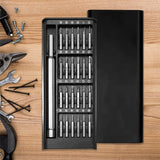 24 In 1 Precision Screwdriver Set With Magnetic Bits And 360° Rotating Handle - Image 1