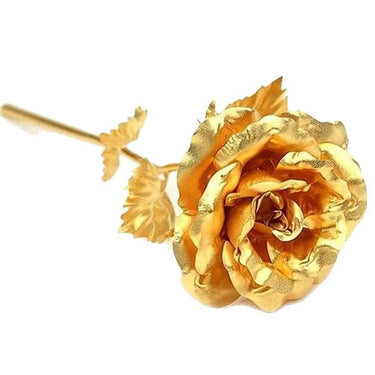24K Gold Dipped Christmas Gold Rose In Gift Box - Image 4