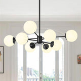 6 8 Mid-Century Globe Chandelier - Image 7