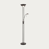 Adjustable Metal Task Floor Lamp With Dual Light Heads - Image 1