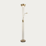 Adjustable Metal Task Floor Lamp With Dual Light Heads - Image 2