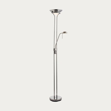 Adjustable Metal Task Floor Lamp With Dual Light Heads - Image 3