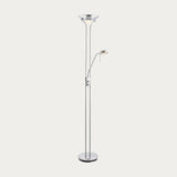 Adjustable Metal Task Floor Lamp With Dual Light Heads - Image 4