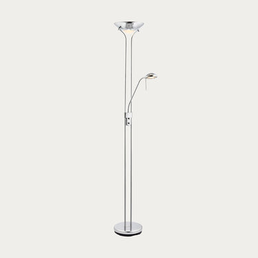 Adjustable Metal Task Floor Lamp With Dual Light Heads - Image 4