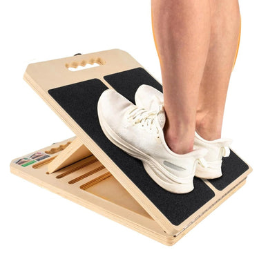Adjustable Wooden Slant Board With Five Locked Incline Settings For Stretching - Image 3
