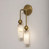 Alabaster Wall Lamp With Cylindrical Shade - Image 2