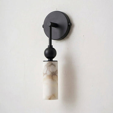 Alabaster Wall Lamp With Cylindrical Shade - Image 5