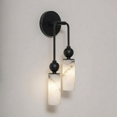 Alabaster Wall Lamp With Cylindrical Shade - Image 9