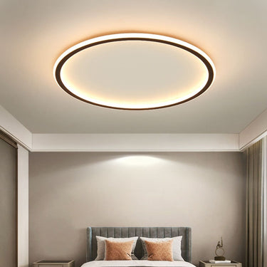 Aluminium Ring Ceiling Light With Integrated LED - Image 1