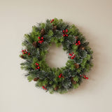 Artificial Christmas Wreath For Winter Door Garland Home Decor - Image 1