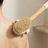 Bath Brush With Long Ergonomic Handle For Exfoliating And Reaching Your Back - Image 1
