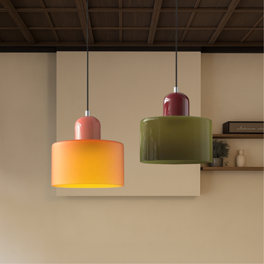 Bauhaus Room Glass Pendant Light - Image 2